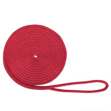 Extreme Max 3006.2018 BoatTector Solid Braid MFP Dock Line - 1/2" x 20', Red
