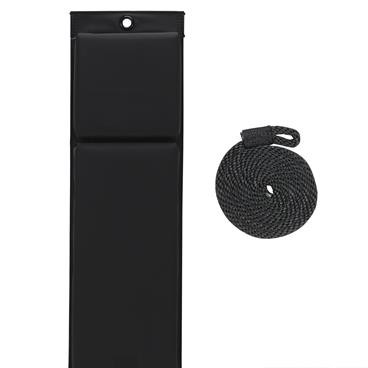 Extreme Max 3006.7213 BoatTector Contour Fender and Fender Line - 24", Black