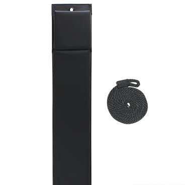 Extreme Max 3006.7219 BoatTector Contour Fender and Fender Line - 30", Black