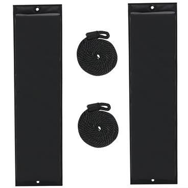 Extreme Max 3006.7246 BoatTector Flat Fender Value 2-Pack - 26", Black