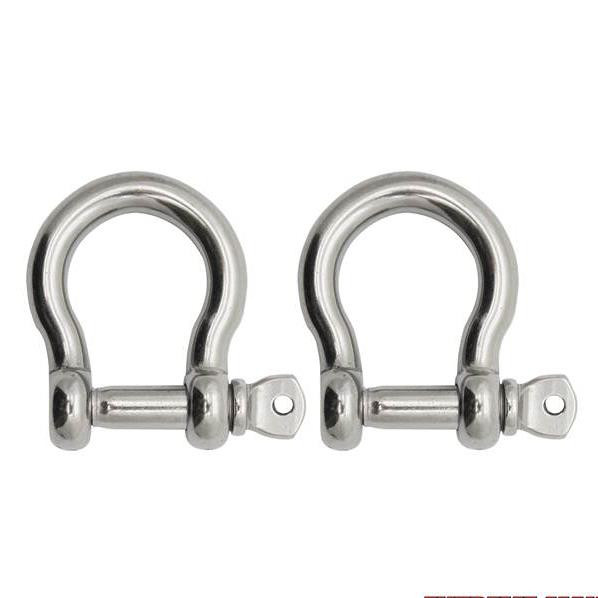 Extreme Max 3006.8297.2 BoatTector Stainless Steel Bow Shackle - 1/2", 2-Pack