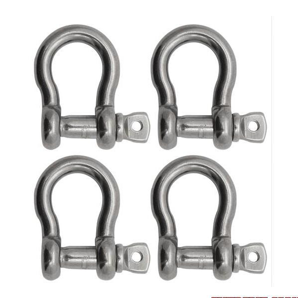 Extreme Max 3006.8324.4 BoatTector Stainless Steel Anchor Shackle - 1/2", 4-Pack