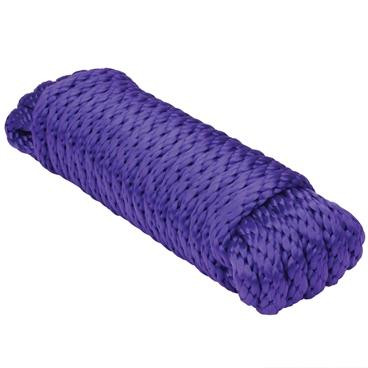 Extreme Max 3008.0249 Solid Braid MFP Utility Rope - 3/8" x 25', Purple