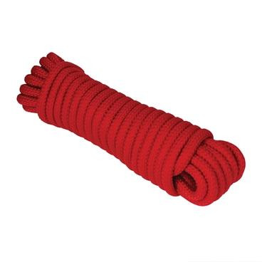 Extreme Max 3008.0355 16-Strand Diamond Braid Utility Rope - 1/2" x 25', Red