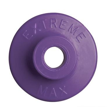 Extreme Max 5900.1161 Round Plastic Backers - Purple, Pack of 48