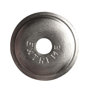 Extreme Max 5900.1129 Round Aluminum Backers - Natural, Pack of 48