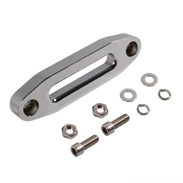 Extreme Max 5600.3096 MAGNA Polished Aluminum Universal ATV / UTV Hawse Fairlead for Synthetic Rope
