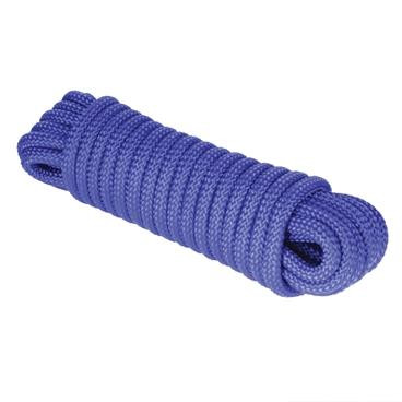 Extreme Max 3008.0279 16-Strand Diamond Braid Utility Rope - 3/8" x 100', Blue