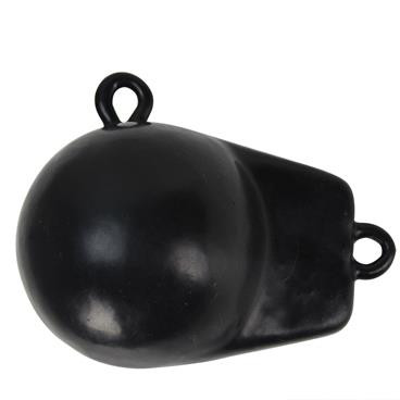Extreme Max 3006.6723 Coated Ball-with-Fin Downrigger Weight - 4 lbs.