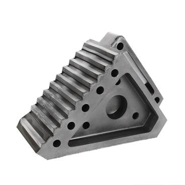 Extreme Max 5001.5772 Heavy-Duty Solid Rubber Wheel Chock with Handle