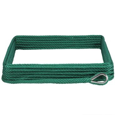Extreme Max 3006.2663 Premium Solid Braid MFP Anchor Line with Thimble - 3/8" x 150', Forest Green