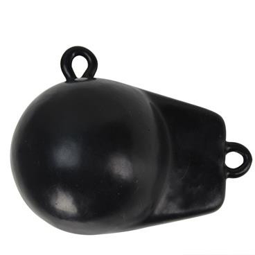 Extreme Max 3006.6732 Coated Ball-with-Fin Downrigger Weight - 10 lbs.