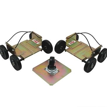 Extreme Max 5800.0203 Power Wheels Drivable Snowmobile Dollies - Wide