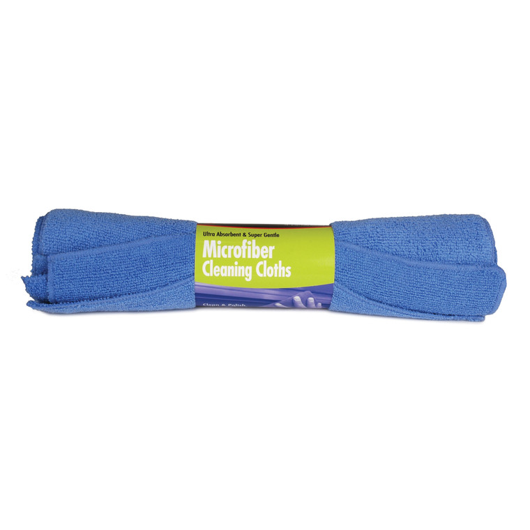 Buffalo 65001 Ultra Absorbent and Super Gentle Microfiber Cleaning Cloths - Blue, 3 Pack - 65001 Buffalo 65001 Ultra Absorbent and Super Gentle Microfiber Cleaning Cloths - Blue, 3 Pack - 65001