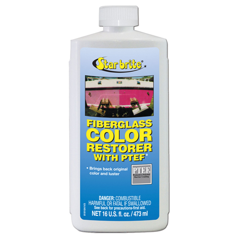 Star brite 081816PW Fiberglass Color Restorer with PTEF - 16 oz. - 081816PW