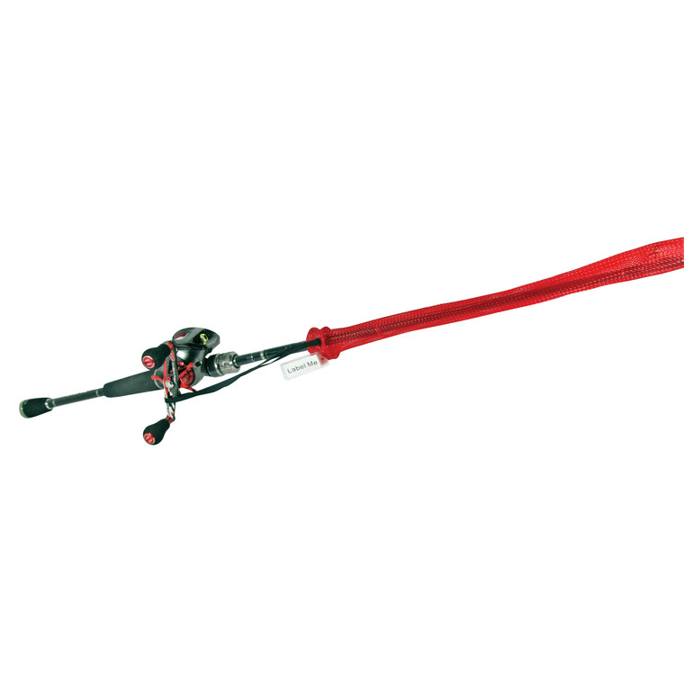 Outkast RS34-6-R-BG SLIX Rod Cover - Casting, 6 ft. Red (Small/Medium) - RS34-6-R-BG