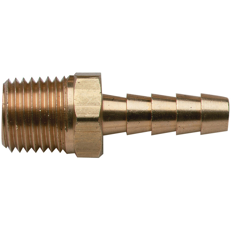 Sierra 033474-10 Brass 1/4 in. NPT x 1/4 in. Hose Barb - 033474-10