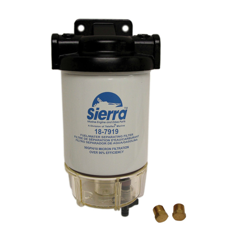 Sierra 18-7951 10 Micron Filter Kit - 1/4 in. Aluminum with Metal Collection Bowl - 18-7951
