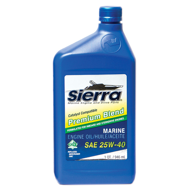 Sierra 18-9400CAT-2 25W-40 Catalyst Engine Oil - Quart - 18-9400CAT-2