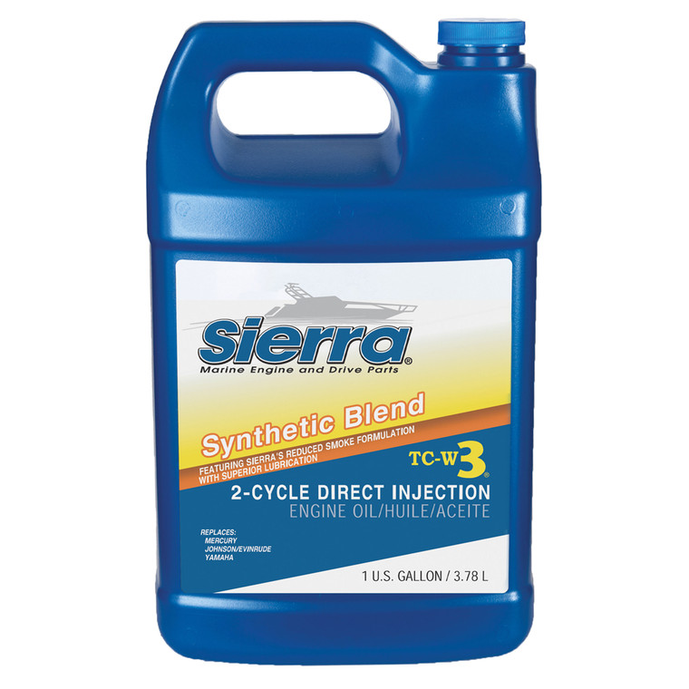 Sierra 18-9530-3 TC-W3 Synthetic Blend Direct Injection 2-Stroke Engine Oil - Gallon - 18-9530-3