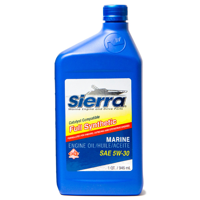 Sierra 18-9558-2 5W-30 FC-WCAT Full Synthetic Marine Engine Oil - 1 Quart - 18-9558-2