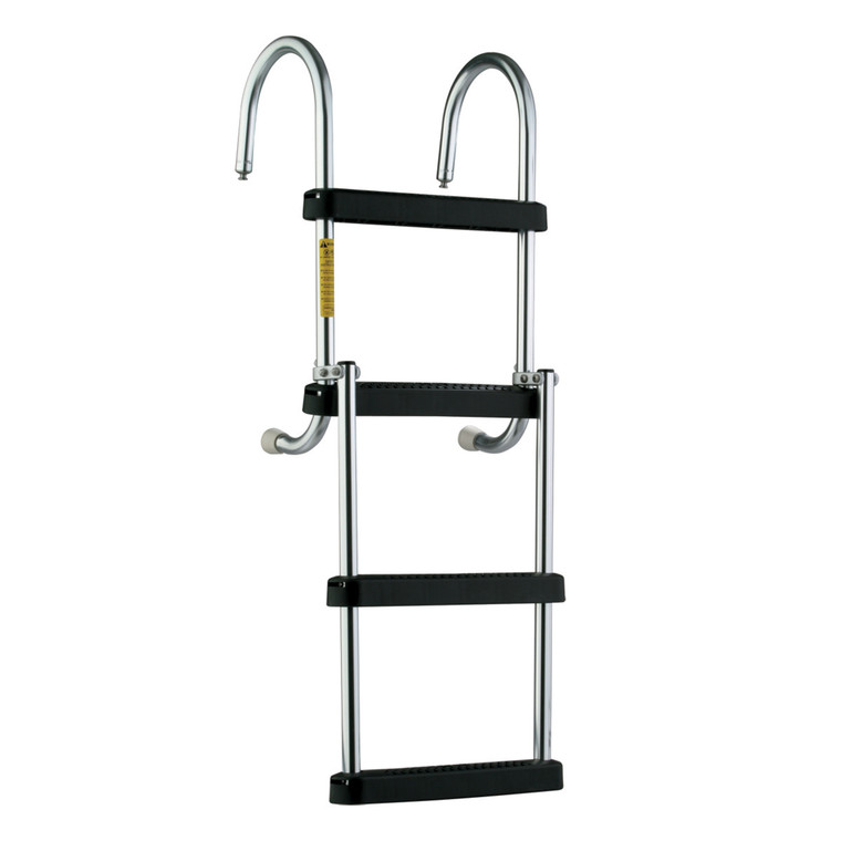 Garelick 12350 Eez-In Removable Folding Pontoon Boarding Ladder - 12350
