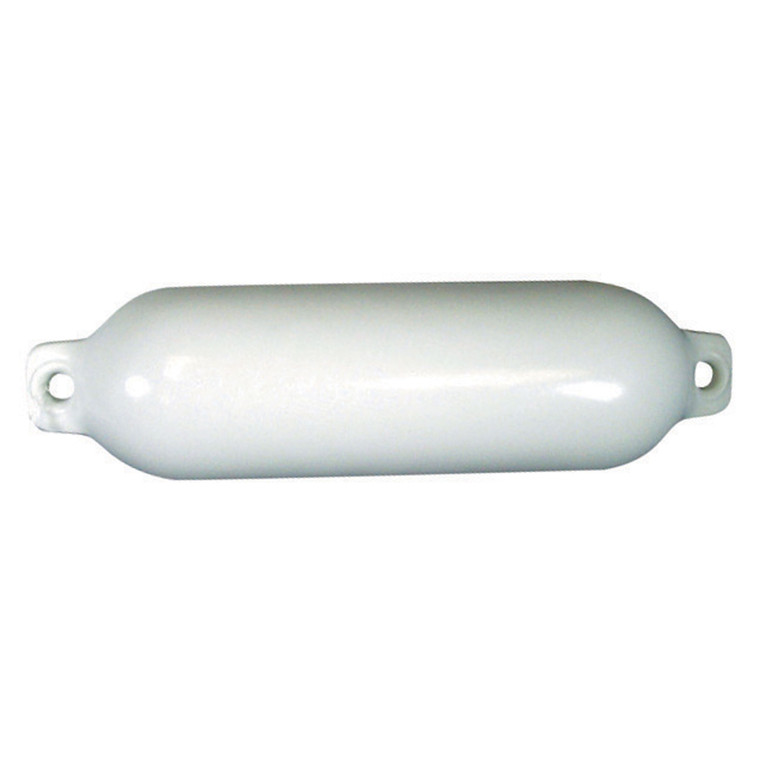 Taylor Made 1023 Hull Gard Inflatable Vinyl Fender - 6.5" x 23", White - 1023 Taylor Made 1023 Hull Gard Inflatable Vinyl Fender - 6.5" x 23", White - 1023