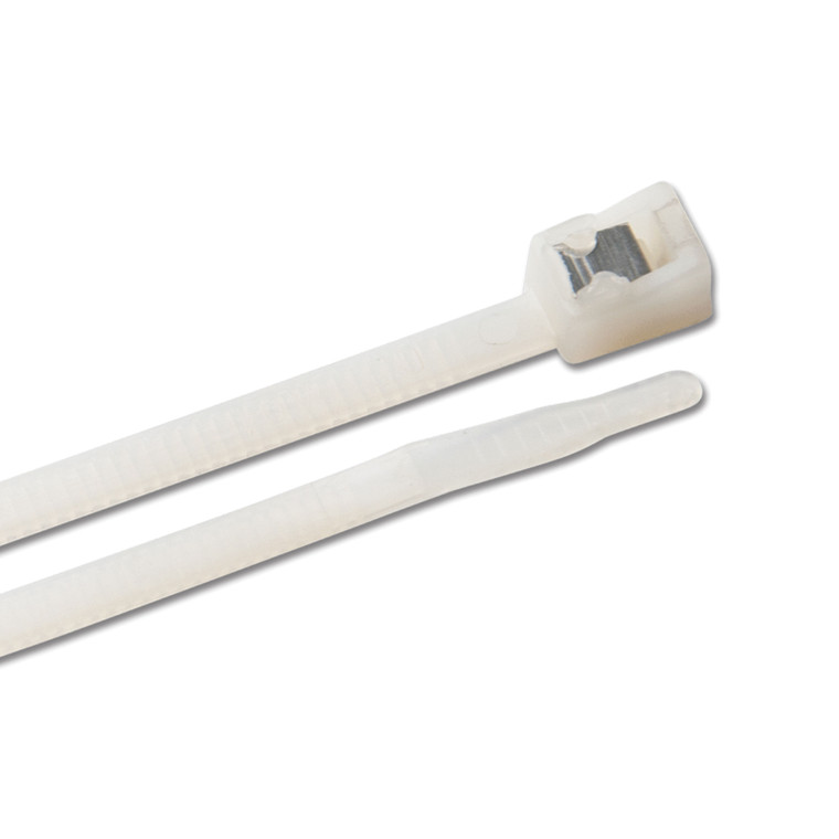 Ancor 199340 Self-Cutting Cable Ties - 6", Natural, Pack of 500 - 199340