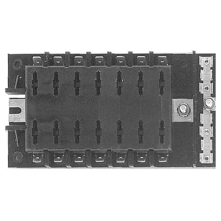 Sierra FS40430 4-Gang ATO/ATC Fuse Block with Busbar - FS40430