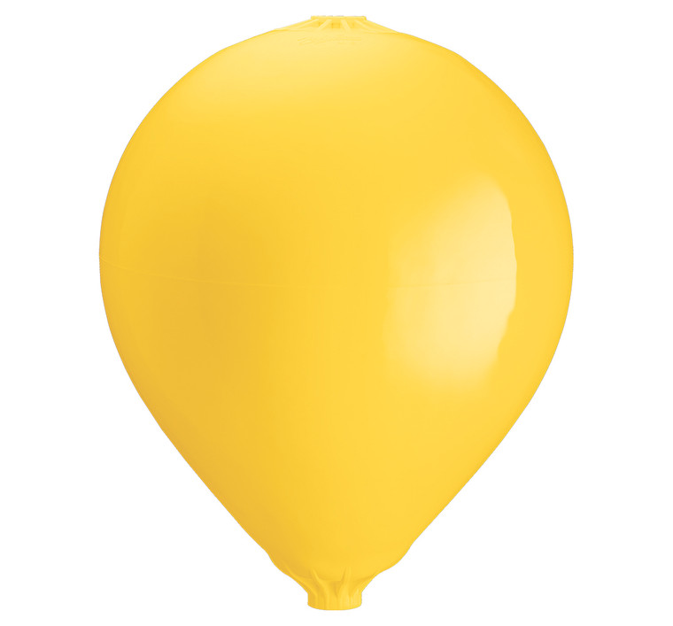 Polyform CC-6 YELLOW CC Series Mooring Buoy - 32" x 43", Yellow - CC-6 YELLOW