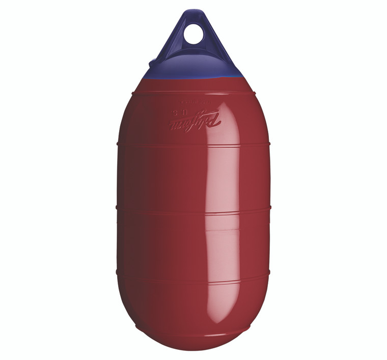 Polyform LD-1 BURGUNDY LD Series Buoy - 8.6" x 19", Burgundy - LD-1 BURGUNDY