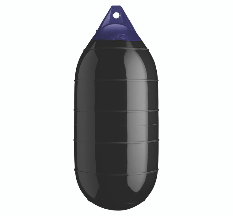 Polyform LD-4 BLACK LD Series Buoy - 15.5" x 37", Black - LD-4 BLACK