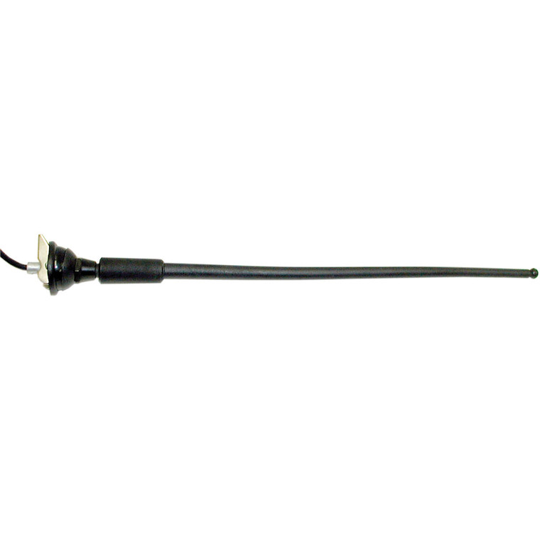 Peterson 95010-1 Universal Rubber-Mast Antenna - Top Mount, Black - 95010-1