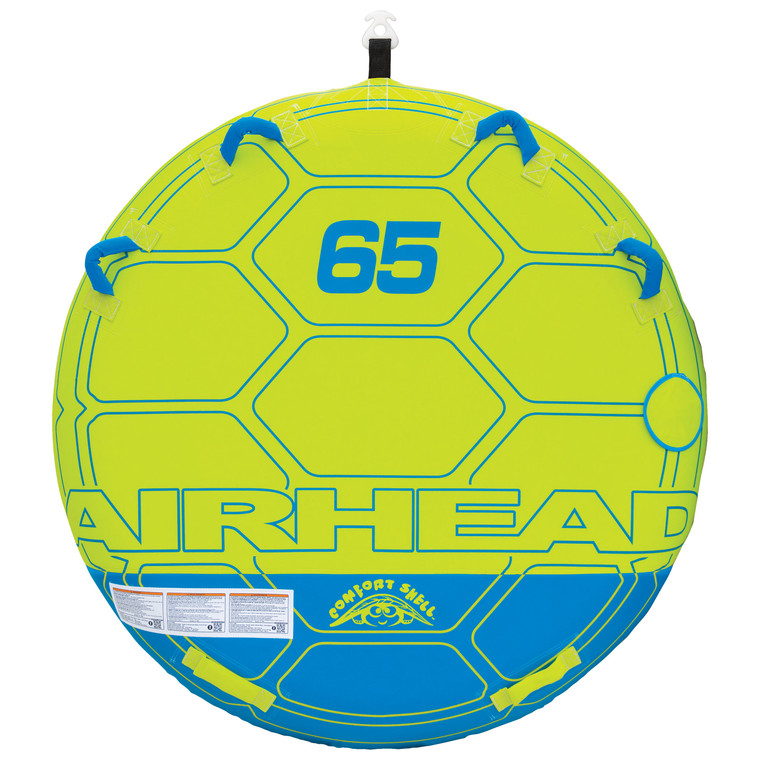 Airhead AHCS-65 Comfort Shell Inflatable Double Rider Towable - 65" - AHCS-65