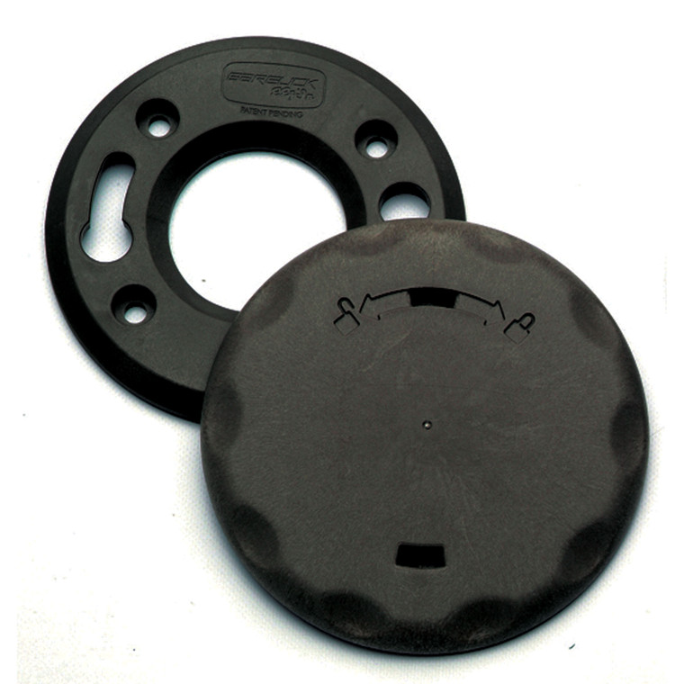 Garelick 75642 Deck Ring Cover for Quick Release Table Pedestal System - Black - 75642