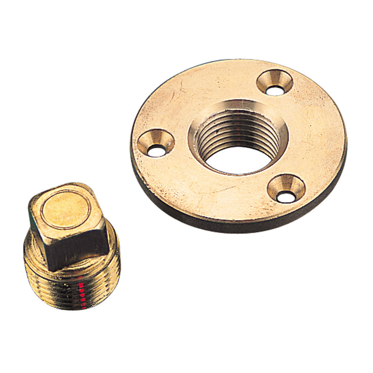 Sea-Dog 520040-1 Bronze Garboard Drain and Plug - 1/2" NPT - 520040-1