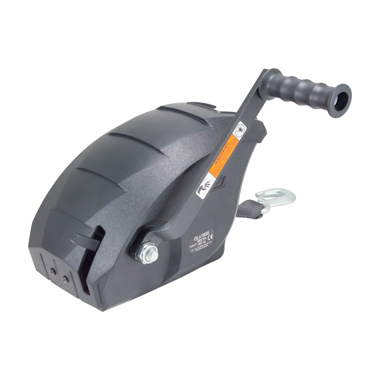 Dutton-Lainson DLX1900FC Trailer Winch with Strap 17048 - 9.5" Handle, 1900 lb. - 17048