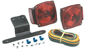 Optronics TL5RK Submersible Universal Mount Combination Trailer Tail Light Kit - Deluxe - TL5RK