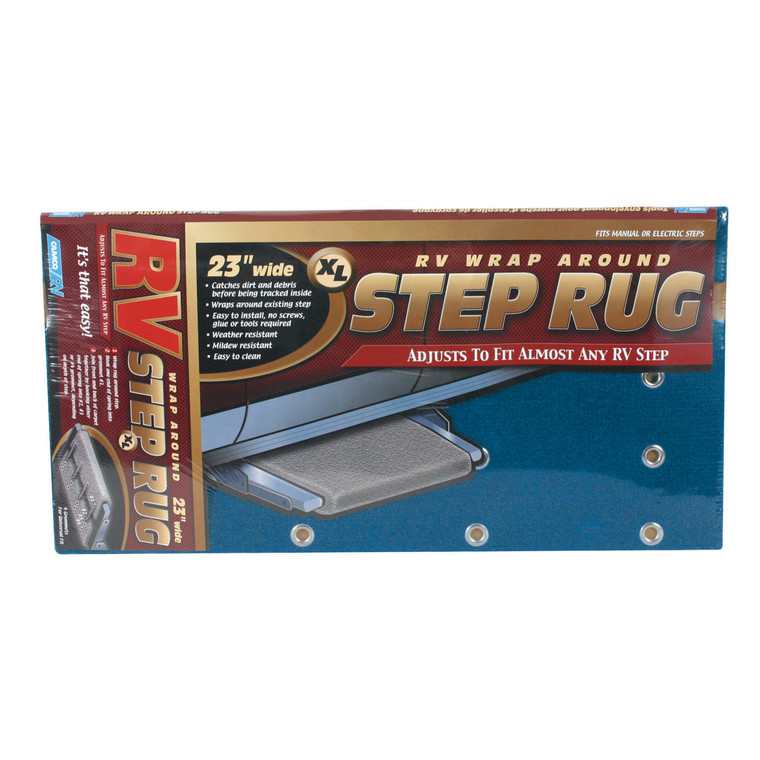 Camco 42934 RV Step Rug - 23", Blue - 42934