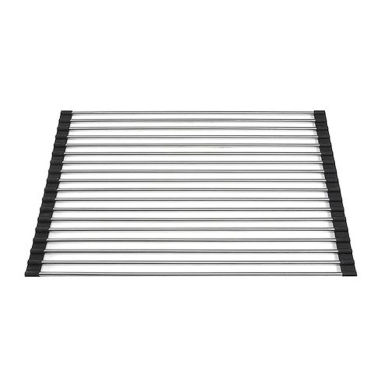 Dehco 137203 Stainless Steel Sink Roll Up Cover - 12-3/8 in. x 14 in. - 137203