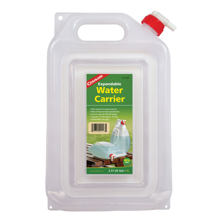 Coghlan's 9223 Expandable H2O Carrier, 2 Gal. - 9223