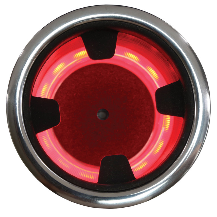 T-H Marine LED-LCHSS-NSRI-R-DP LED Drink Holder - Red with Insert - LED-LCHSS-NSRI-R-DP