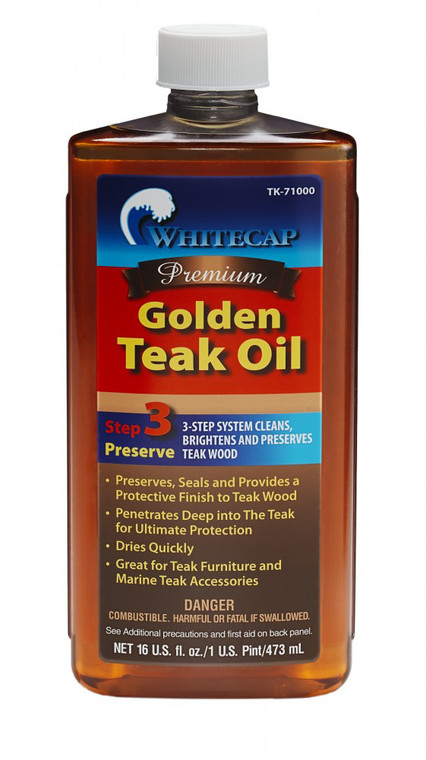 Whitecap Tk-71000 Teak Oil - 16 oz. - TK-71000