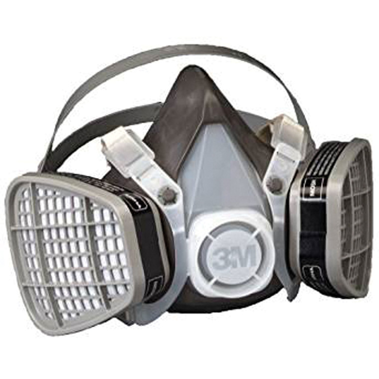 3M 5301 Half Facepiece Disposable Respirator Assembly - Organic Vapor, Large - 7000126027