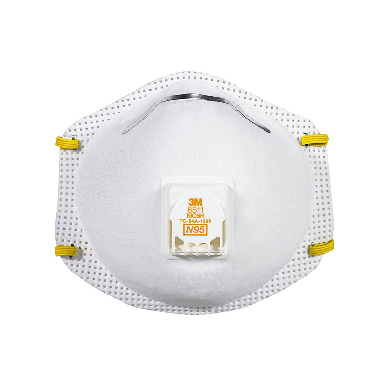 3M 8511HA1-C-PS Sanding and Fiberglass Respirator with Cool Flow Valve - 7100117608