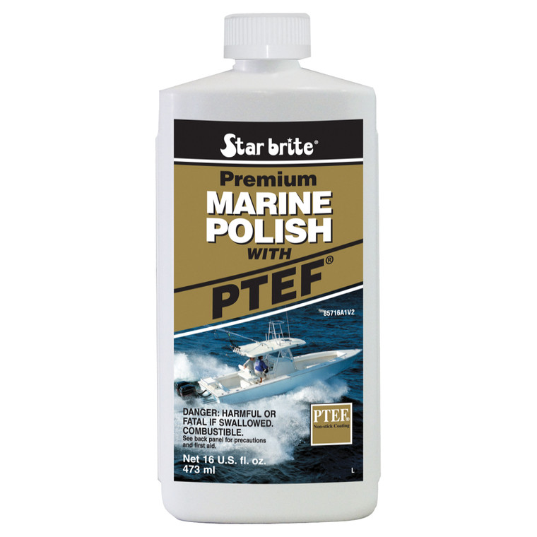 Star brite 085716PW Premium Marine Polish - 16 oz - 085716PW Star brite 085716PW Premium Marine Polish - 16 oz - 085716PW