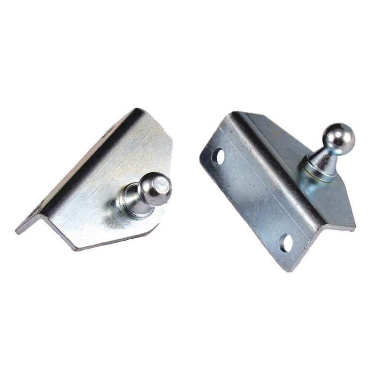 JR Products BR-1015 Gas Spring Mounting Bracket - Angled, Pack of 2 - BR-1015