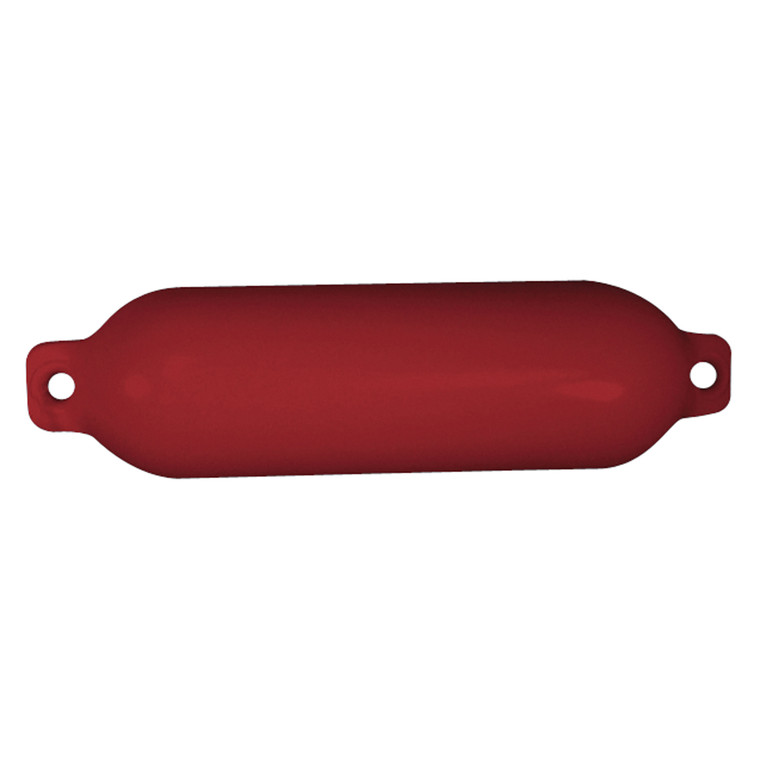 Taylor Made 551023 Hull Gard Inflatable Vinyl Fender - Red, 6.5" x 23" - 551023