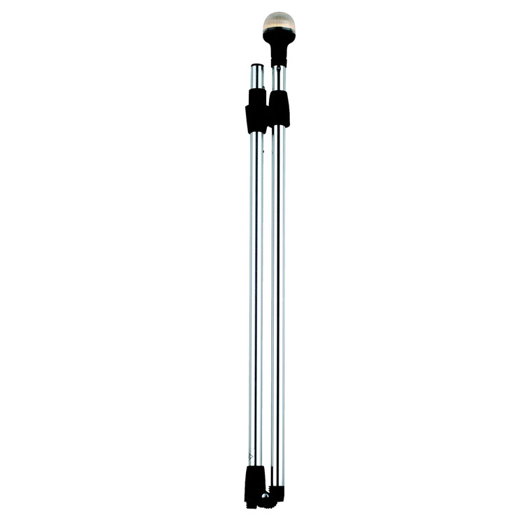 Attwood 5340-54-7 Two-Mile Folding Pole All-Round Light - Packaged - 5340-54-7