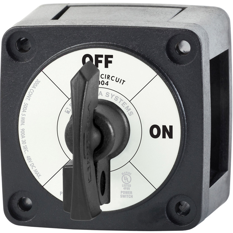 Blue Sea Systems 6004200-BSS Single Circuit On-Off with Locking Key - Black - 6004200-BSS Blue Sea Systems 6004200-BSS Single Circuit On-Off with Locking Key - Black - 6004200-BSS